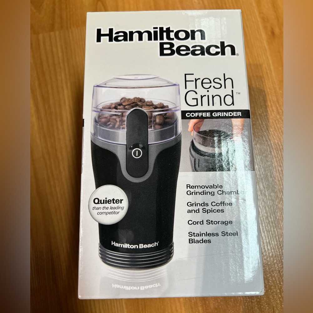New in Box - Hamilton Beach Fresh Grind Electric Coffee Grinder